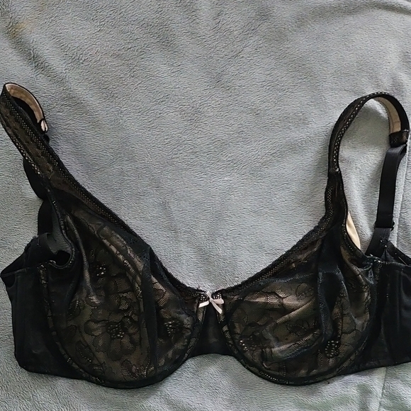 Elegant Black Lace Bra - Picture 1 of 3
